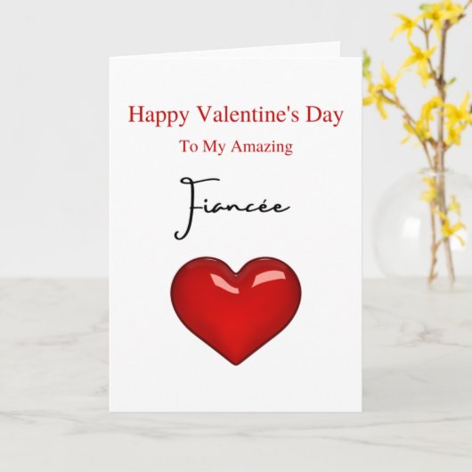 アメージングフィアンセバレンタインデー カード (黄色い花)
