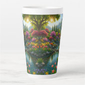 アメージングマウンテンガーデン カフェラテマグ (正面)