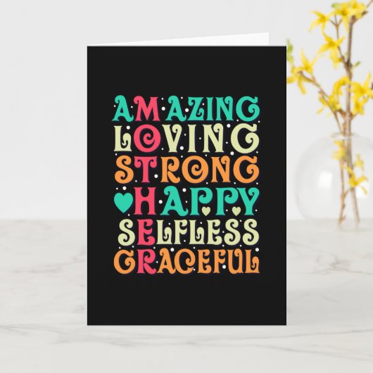アメージングマザーラブマ感動的ム引用文 カード (黄色い花)