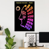 アメージングマチュピチュスケッチ ポスター (ホームオフィス)