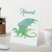 アメージングモザイクグリーンドラゴン予約 台座サイン (インサイチュ)