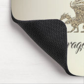 アメージングモザイクドラゴンゴールデンウェルカム マウスパッド (コーナー)