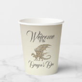 アメージングモザイクドラゴンゴールデンウェルカム 紙コップ (裏面)