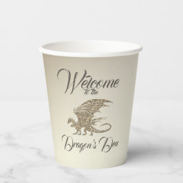 アメージングモザイクドラゴンゴールデンウェルカム 紙コップ