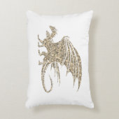 アメージングモザイクドラゴンゴールデン アクセントクッション (正面(垂直))