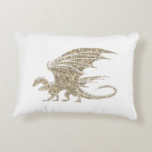 アメージングモザイクドラゴンゴールデン アクセントクッション (裏面)