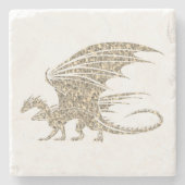 アメージングモザイクドラゴンゴールデン ストーンコースター (正面)