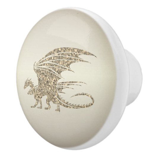 アメージングモザイクドラゴンゴールデン セラミックノブ (右)