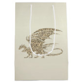 アメージングモザイクドラゴンゴールデン ミディアムペーパーバッグ (裏面)