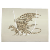 アメージングモザイクドラゴンゴールデン ラージペーパーバッグ (裏面)