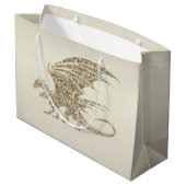 アメージングモザイクドラゴンゴールデン ラージペーパーバッグ (裏面アングル)