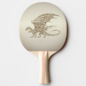 アメージングモザイクドラゴンゴールデン 卓球ラケット (裏面)