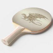アメージングモザイクドラゴンゴールデン 卓球ラケット (正面アングル)