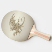 アメージングモザイクドラゴンゴールデン 卓球ラケット (横)