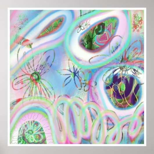 アメージングラージアートポスターデジタルアートプリント ポスター (正面)