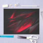 アメージングレッドザポイント抽象デザイン 薄葉紙 (クラフト)