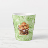 アメージングローブとフィッシュスモールラテマグカップ カフェラテマグ (正面)