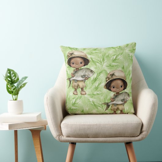 アメージングローブとフィッシュズコットン装飾用クッション クッション (椅子)