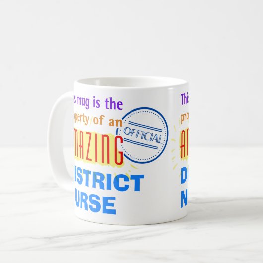 アメージング地区ナース コーヒーマグカップ (正面左)