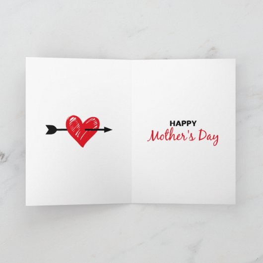 アメージング妻アメージングお尻おもしろい、母の日 招待状 (内部)