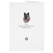 アメージング秋田ピンクスカーフusaラベル犬空白の (裏面)