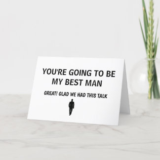 アメージング花婿介添人結婚ズカード サンキューカード