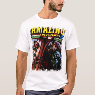 アメージング・アドベンチャーズ #2 レトロSFコミック Tシャツ