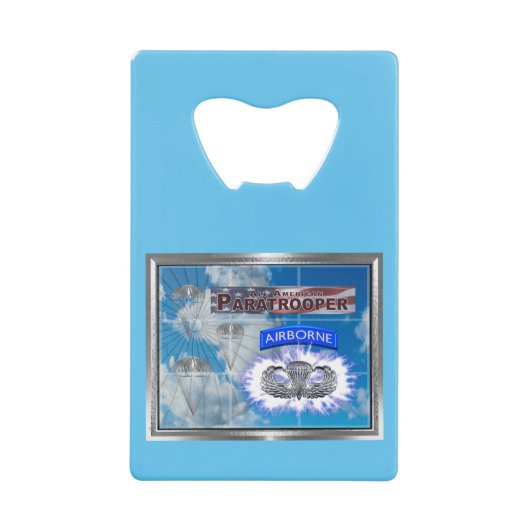 アメージング・アメリカン・パラトパー国旗 クレジットカード栓抜き (正面)