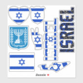 アメージング・イスラエルが国のシンボルを形作る シール (シート)