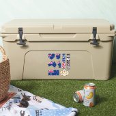 アメージング・オーストラリアが国のシンボルを形作る シール (クーラー)