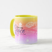 アメージング・グレース ドラゴンフライ パステル グラデーション マグカップ (正面左)