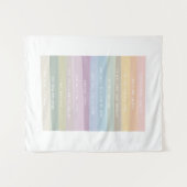 『アメージング・グレース』虹色カラフルアート タペストリー (正面(横))