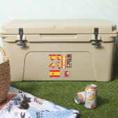 アメージング・スペインが国のシンボルを形作る シール (クーラー)