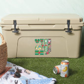 アメージング・ドミニカが国のシンボルを形作る シール (クーラー)