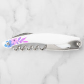 アメージング パープルとグリーンの花柄 ソムリエナイフ (裏面)