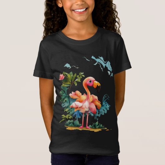 アメージング フラミンゴ  Tシャツ (正面)