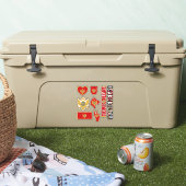 アメージング・モンテネグロが国のシンボルを形作る シール (クーラー)