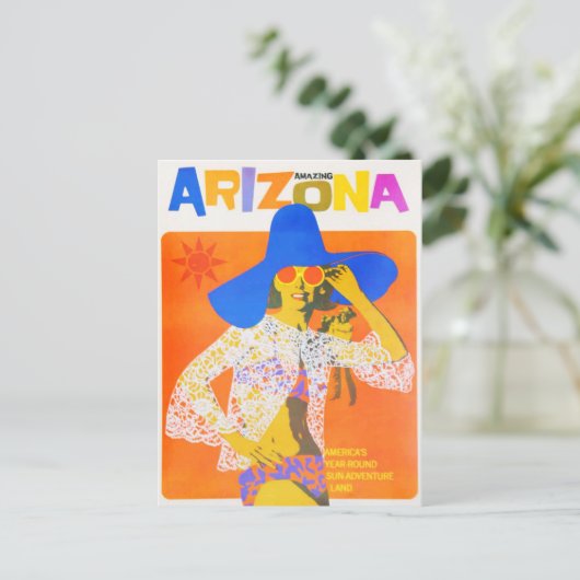 アメージングArizona Vintage旅行はがき ポストカード (スタンド正面)