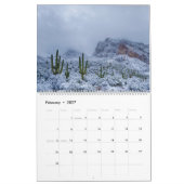 アメージングSaguarosカレンダー カレンダー (2月 2027)