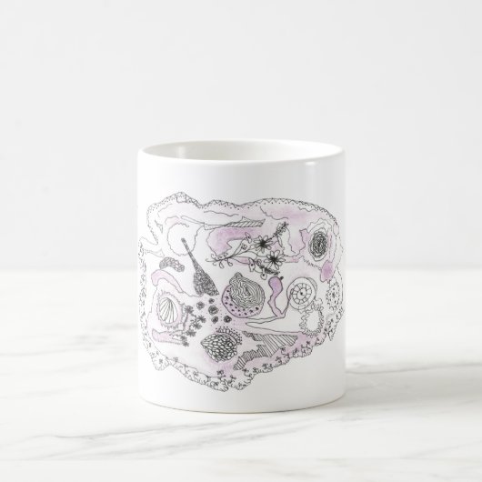 アメーバのマグ コーヒーマグカップ (中央)