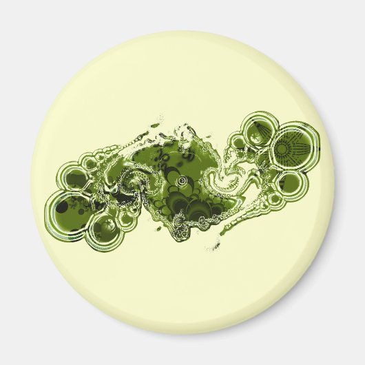 アメーバ様肉 マグネット (正面)