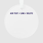 アメ大統領のリカ誇りを持ったアクリルオーナメント オーナメント (裏面)