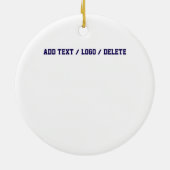 アメ大統領のリカ誇りを持ったアクリルオーナメント セラミックオーナメント (裏面)