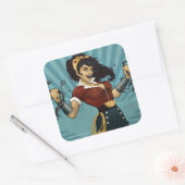 アメ疑問に思ゾニア女性ユナイト・ヴィンテージポスター スクエアシール (封筒)