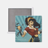 アメ疑問に思ゾニア女性ユナイト・ヴィンテージポスター マグネット (正面/裏面)