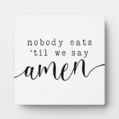 アメ食べンと言うまで誰も |農家の看板 フォトプラーク (正面)