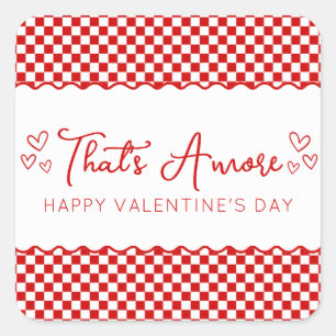 アモアだ！イタリアンテーマValentine's Dayパーティー スクエアシール
