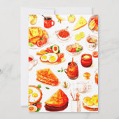 アモアだ！リハーサルブランチディナー招待状 招待状 (裏面)