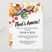 アモアだ！リハーサルブランチディナー招待状 招待状 (正面/裏面)