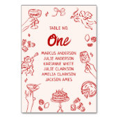 アモアだ!レッドイタリアン結婚ズ テーブルナンバー (裏面)